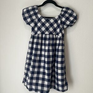 Janie and Jack 10 Navy White The Picnic Perfect Dress Gingham